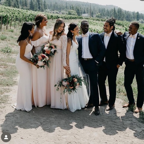 Light Pink Bridesmaid Dress - Picture 2 of 8